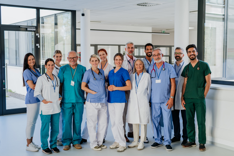Portrait Of Happy Doctors Nurses And Other Medica 2024 10 20 09 28 55 Utc